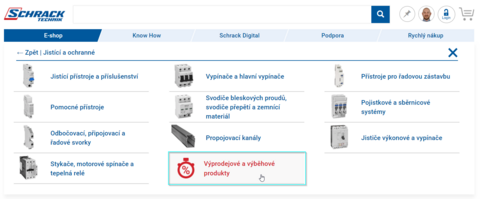Výprodej elektromateriálu