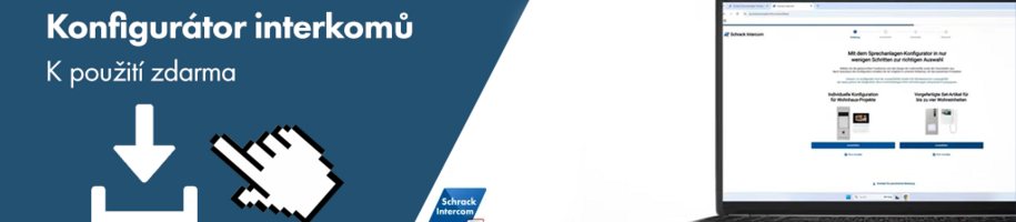 Konfigurátor interkomů od Schrack Technik je zcela zdarma